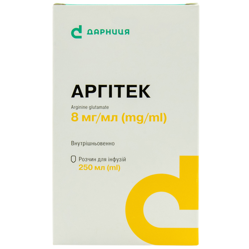 Аргітек розчин для інфузій 8 мг/мл флакон 250 мл